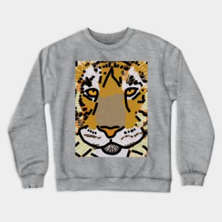 Tiger Face Crewneck Sweatshirt